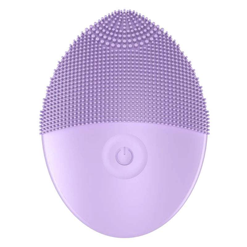 Household Electric Ultrasonic Facial Cleanser Wireless Waterproof Silicone Pore Cleaning Facial Brush Beauty Massage Introduction Instrument
